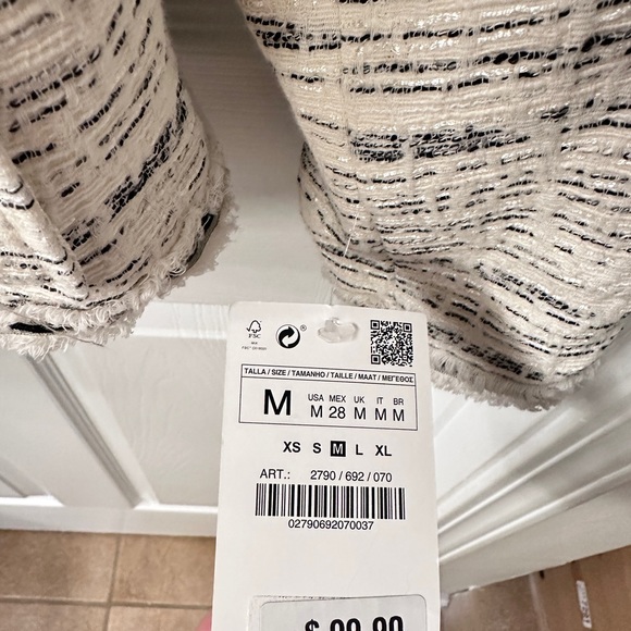 Zara jacket skirt set outfit size M - Picture 4 of 8